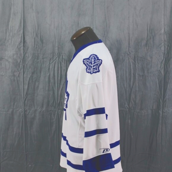 Toronto Maple Leafs Jersey (VTG) - Home White by Pro Player - Men's Medium - Picture 4 of 9